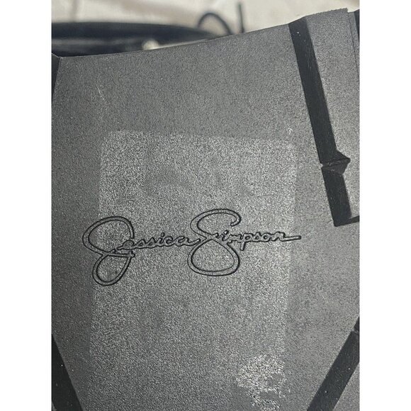 Jessica Simpson Womens Enita Combat Ankle Boot in Black Size 7M - Picture 7 of 9